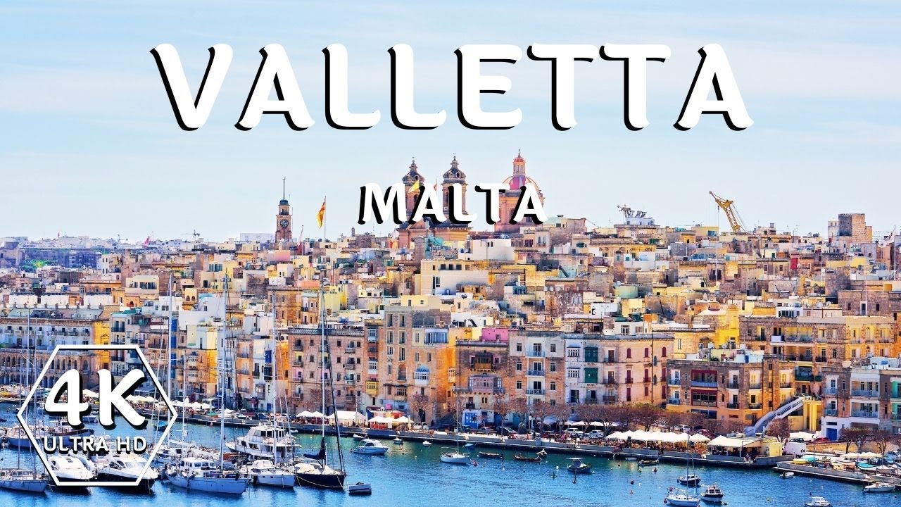 Valletta Capital of Malta | Malta Drone Footage | 4K UHD