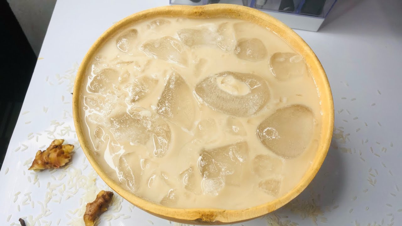 How to make Lamugee . Spiced rice drink /Ghanaian local drink .