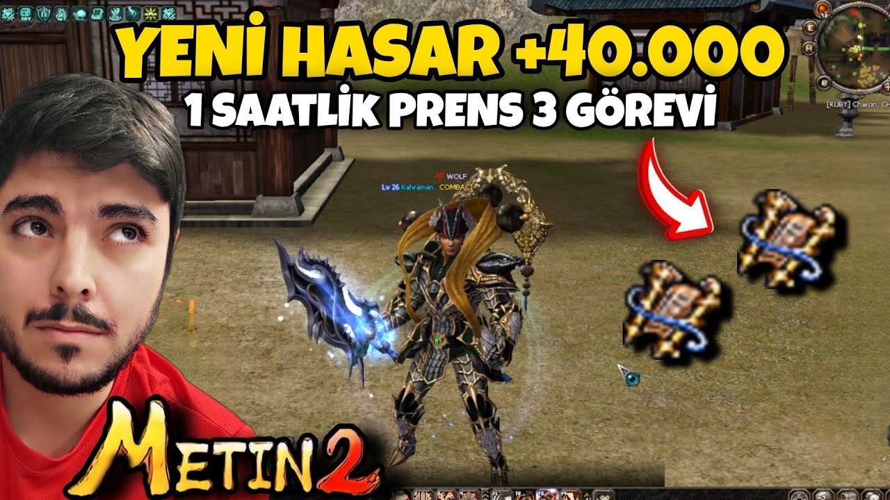 Zihinselin Yeni Hasarı | 1 Saatlik Prens 3 Görevi | Metin2 TR Ruby#280 #metin2 #metin2tr #metin2ruby