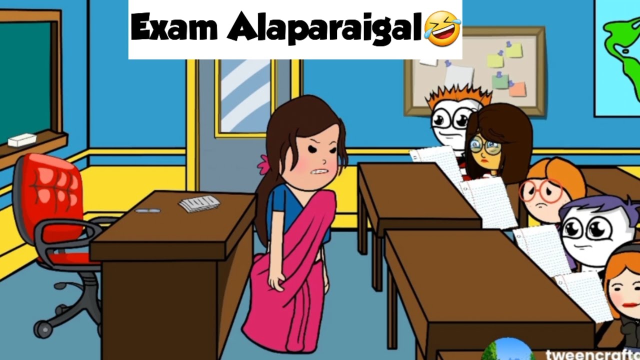 Exam alaparaigal 🤣🤣🤣|part_5; #tweencraftaji #tweencraftschoolcomedy