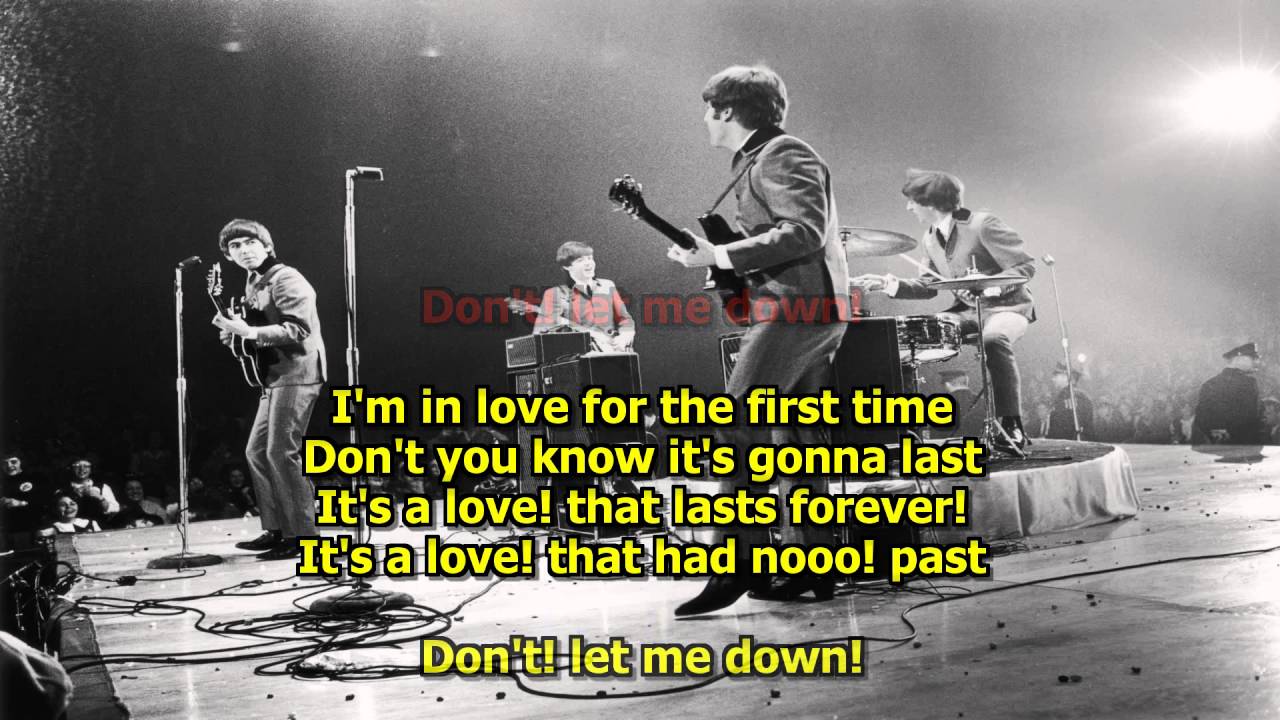 Don't Let Me Down - The Beatles (Karaoke) HD