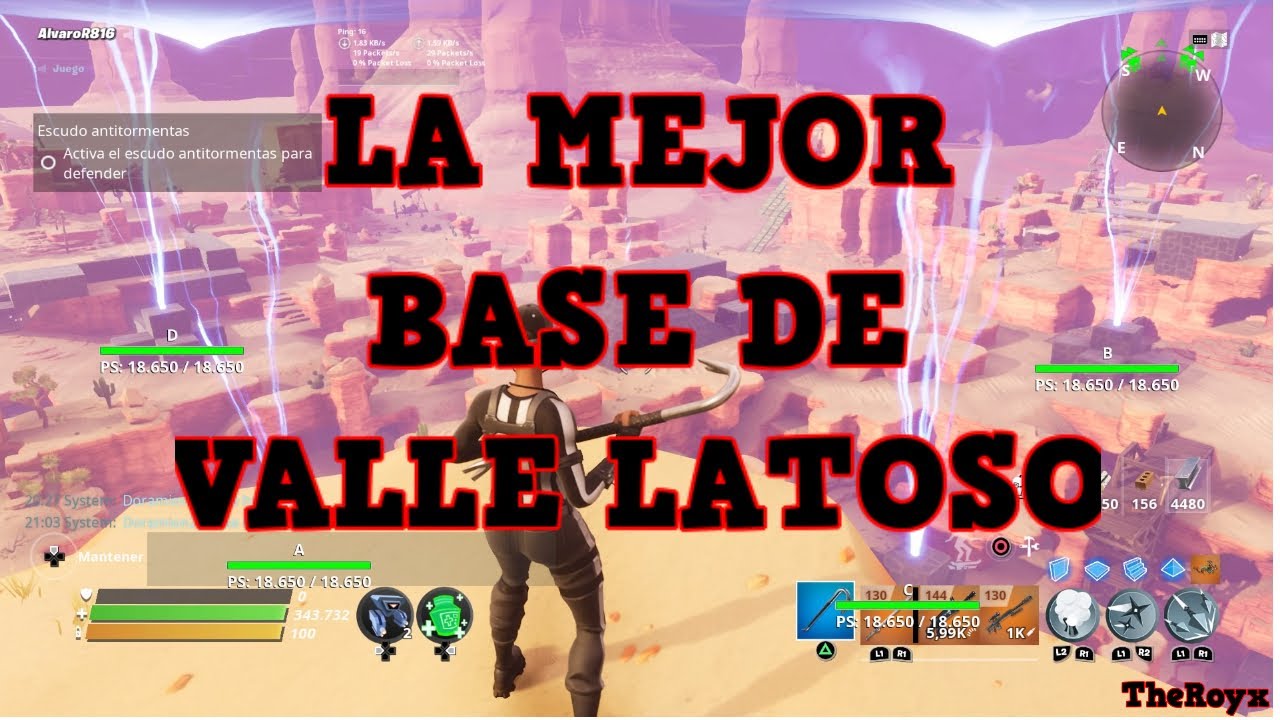 COMO HACER LA MEJOR BASE DE VALLE LATOSO (FORTNITE SALVAR AL MUNDO)
