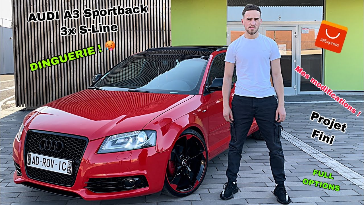 La BEST des Audi a3 8P Sportback !! Projet Fini !! Elle est devenu Incroyable/1.6 Tdi DSG7 3x S-Line