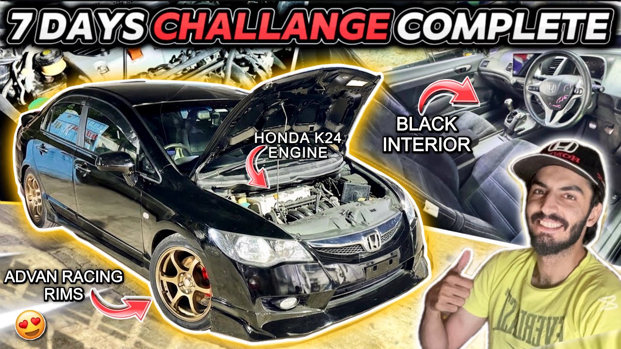 We Modified and Restored This Honda Reborn In 7 Days 🔥 Challenge Completed 😍 TEAM-4K