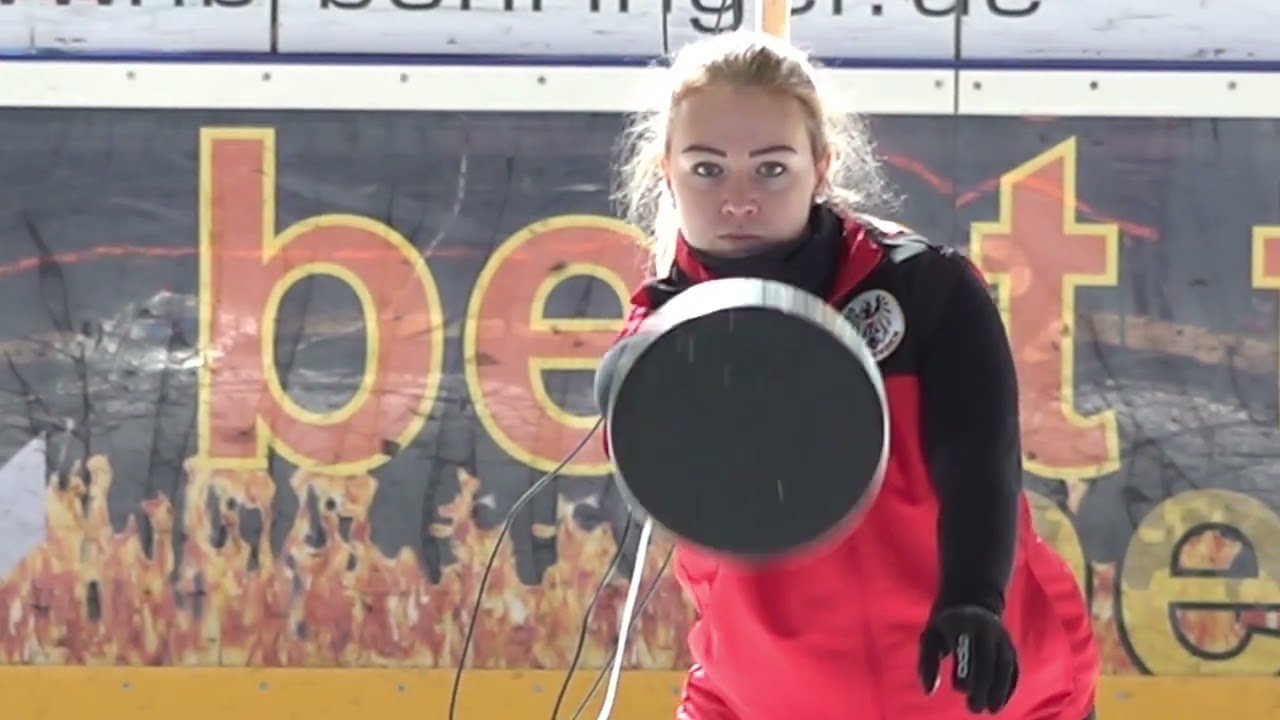 Eisstock EM 2024 Damen 2 Qualifikationsspiel Deutschland gegen Österreich