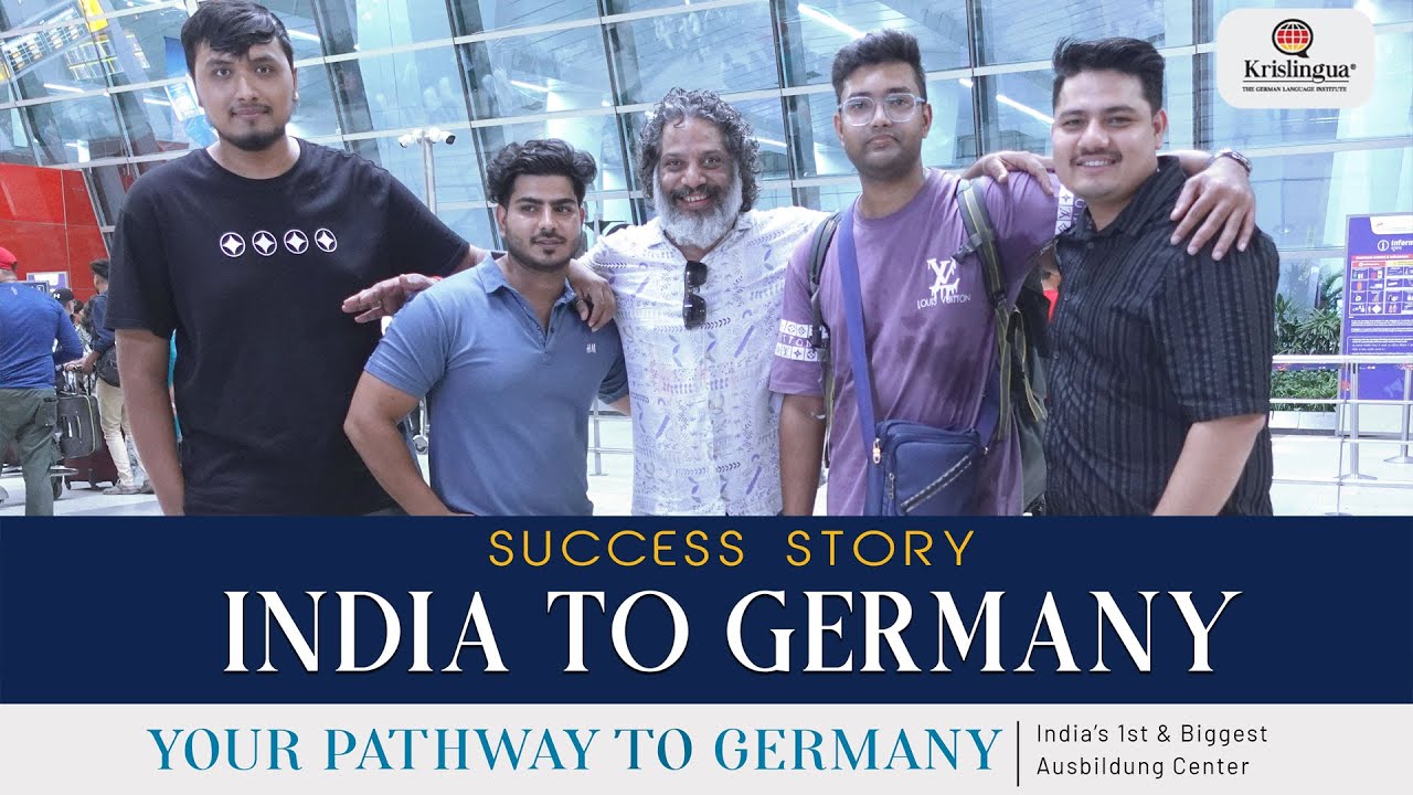 India to Germany Success Story | From Ausbildung to €2800 Job | Krislingua