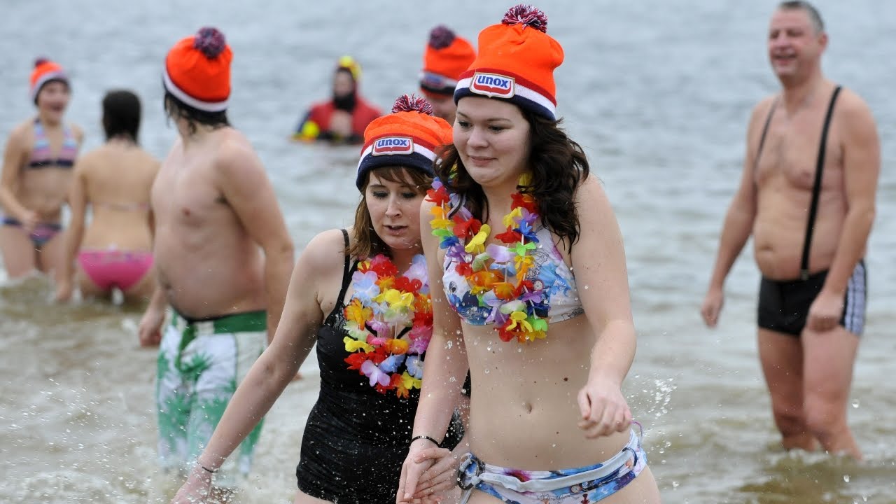 LIVE: RTV Oost Nieuwjaarsduik 2015 in het Lageveld in Wierden