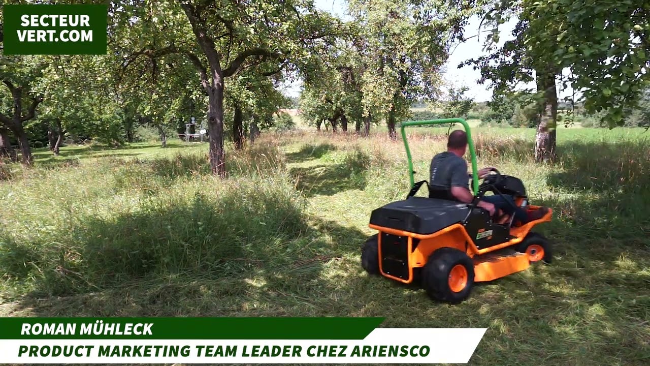 ARIENSCO : AS-MOTOR AS 920 E-SHERPA 2WD, DEBROUSSAILLEUSE AUTOPORTEE A BATTERIES-ROMAN MÜHLECK [2/2]