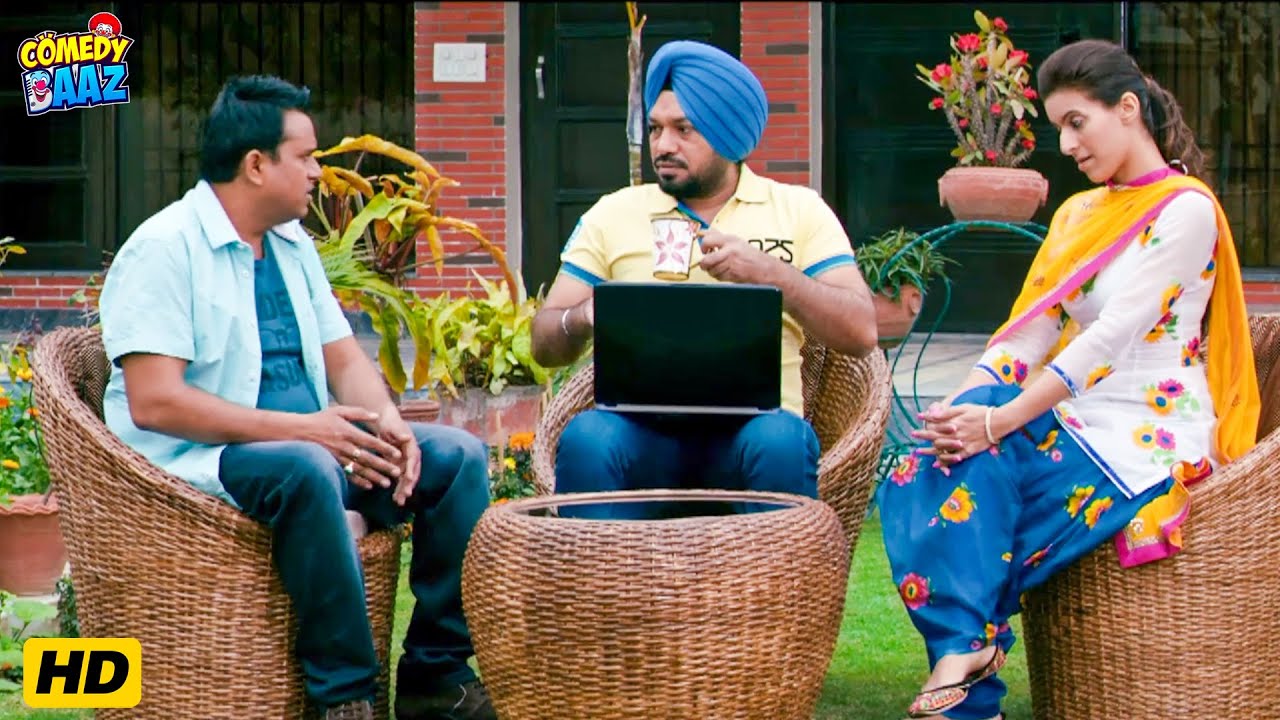 Comedy Movie | Iss Baar Jija Banke Jana Hai Rishta Todne | Gurpreet Ghuggi, Gippy Grewal | Punjabi