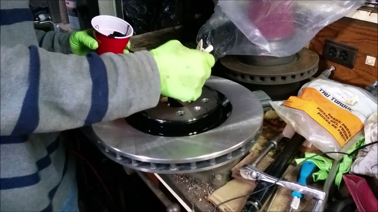 2005 GTO Brembo upgrade part 8b painting the hat