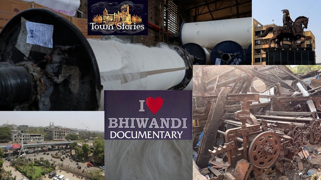 BHIWANDI DOCUMENTARY | Textile Hub Mumbai | Dying Power looms | Town Stories