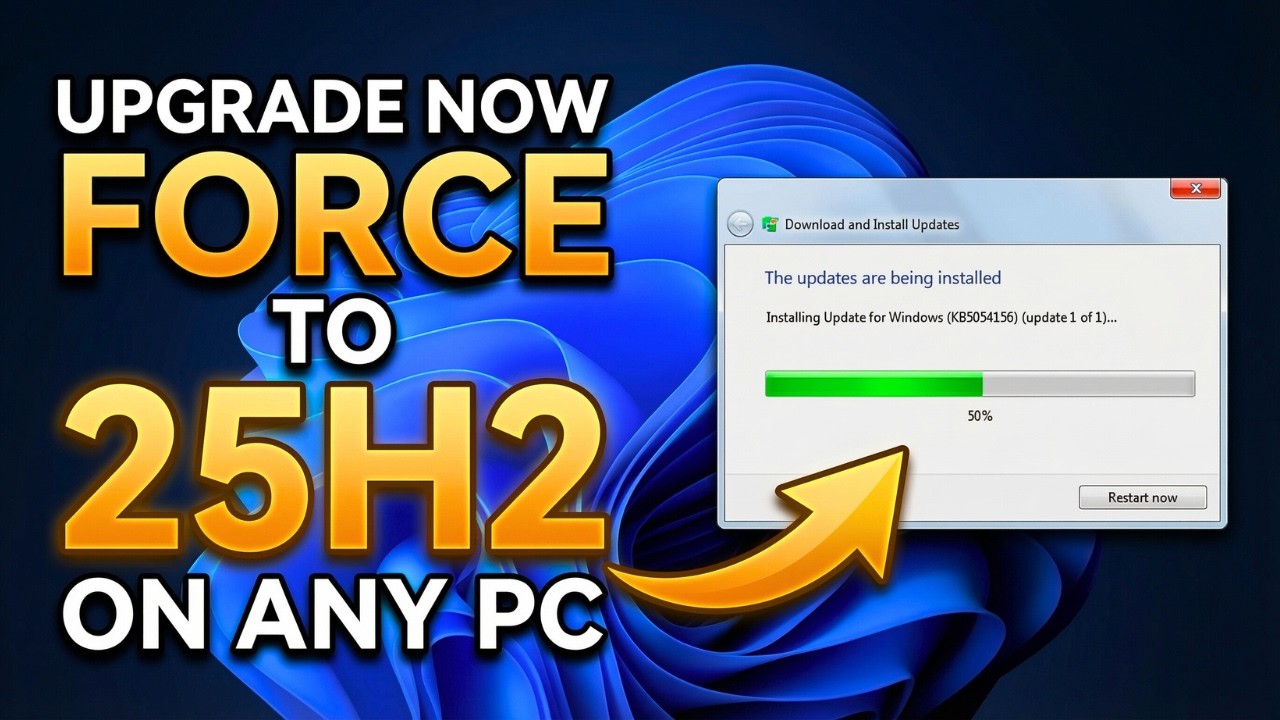 How to Update Windows 11 23H2 or 24H2 to Windows 11 25H2 .