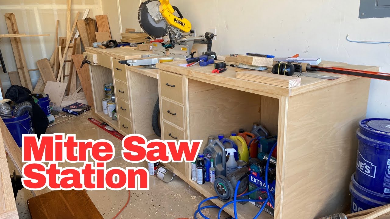 Custom Mitre Saw Station || The 2 year project