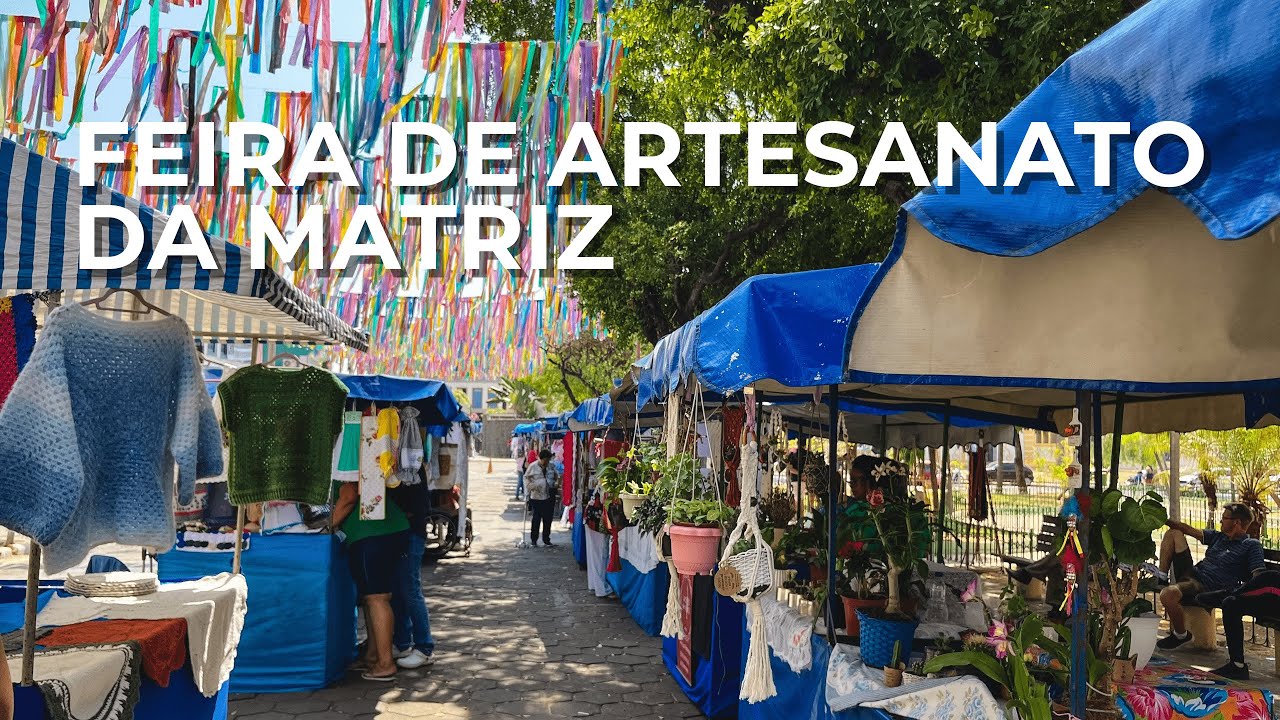 A FEIRA LIVRE MAIS CHARMOSA DE MONTES CLAROS | FEIRA DE ARTESANATO DA MATRIZ