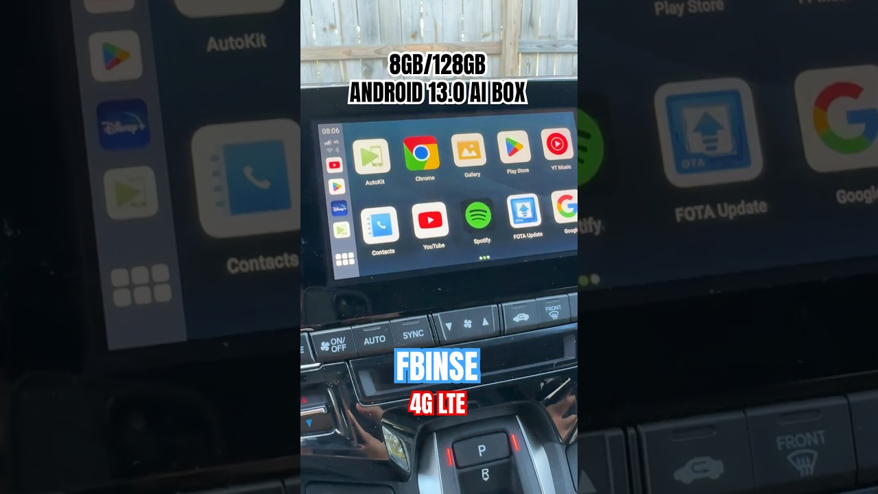 Android 13 Magic Carplay AI Box 8-Core, 8GB+128GB