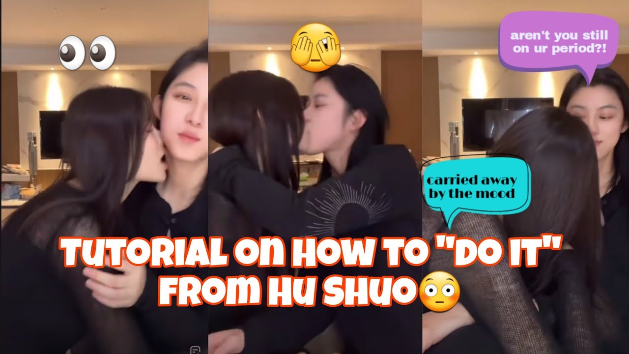 Shao Re Hu Shuo Spicy Late Night Conversation 😳❤️‍🔥 GL Couple || WLW 🏳️‍🌈