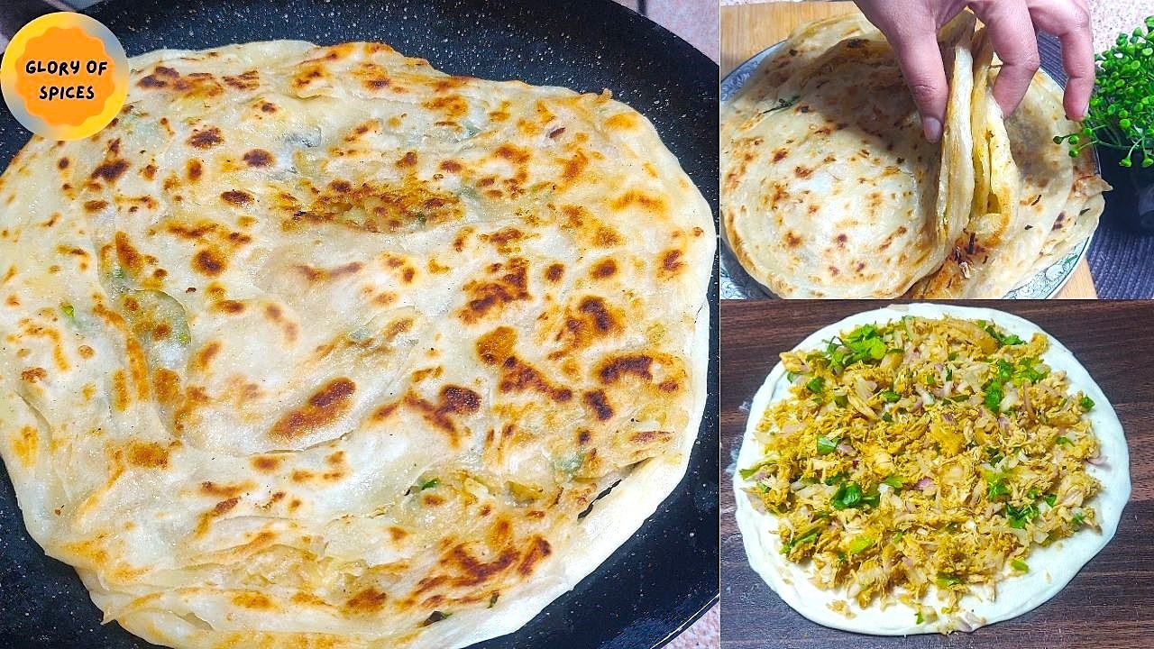 Crispy Chicken Stuffed Chicken Paratha | Ramadan Recipe | Glory of Spices
