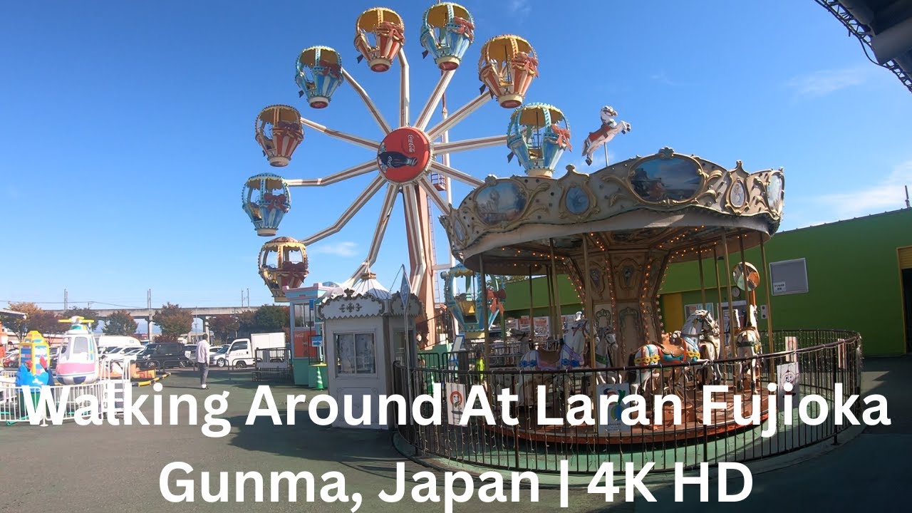 Walking Around at Laran Fujioka Gunma, Japan | 4K HD