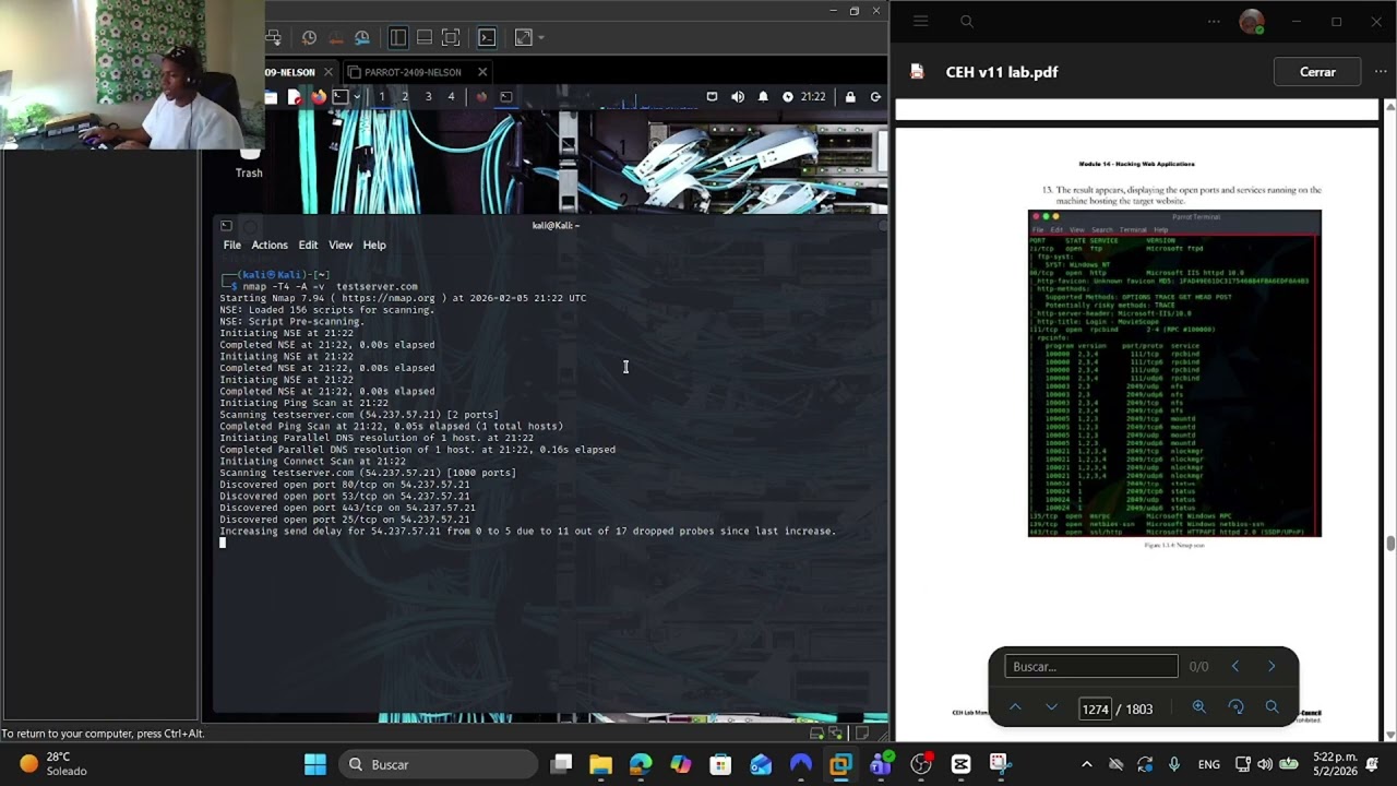 Task 1.1: Perform Web Application Reconnaissance using Nmap and Telnet.