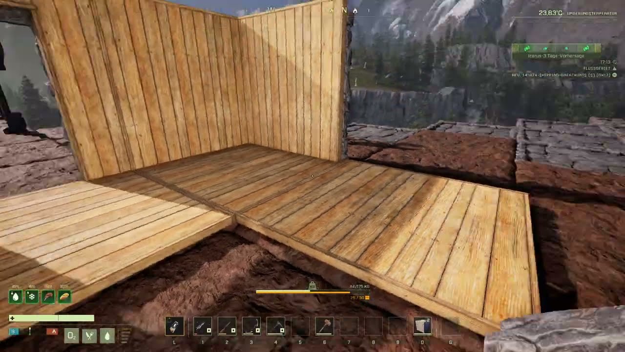 ICARUS Tutorial - Innenwände mit Holz verkleiden, #Innenausbau