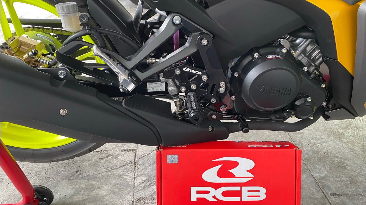 Y16ZR cara pasang RCB single footrest S2 - part 2