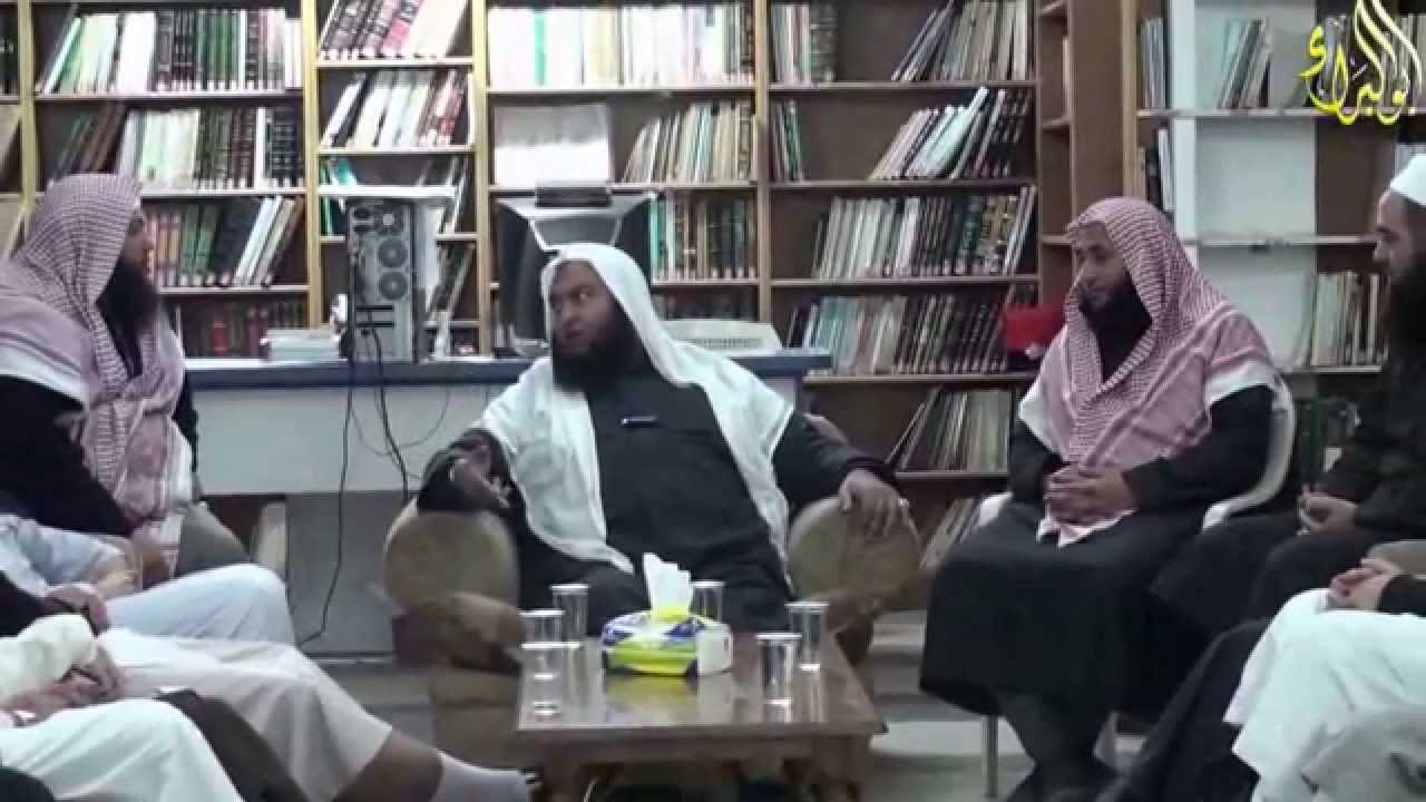 لقاء طلاب علم من فلسطين مع فضيلة الشيخ العلامة علي بن حسن الحلبي حفظه الله