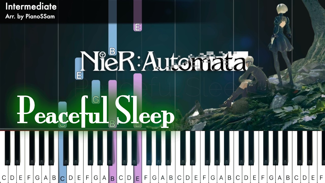 [Intermediate] Peaceful Sleep - NieR:Automata | Piano Tutorial