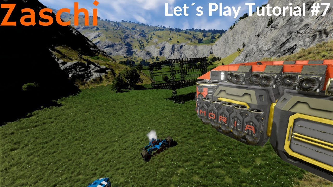 Space Engineers - Tutorial Let´s Play - Deutsch #7 Blaupausen, Projektor & Hangar Erweiterung