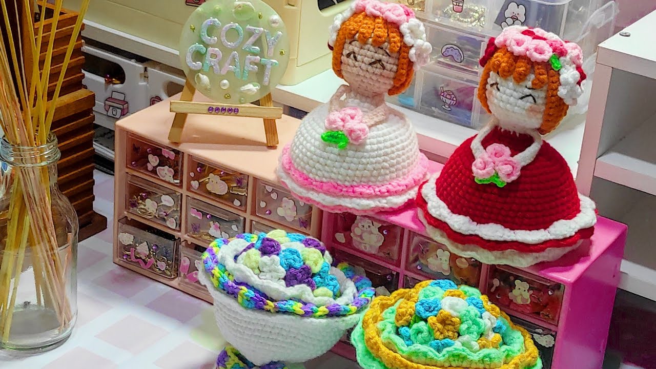 Crochet Trendy Doll (Part 1) English Pattern Subtitle Available