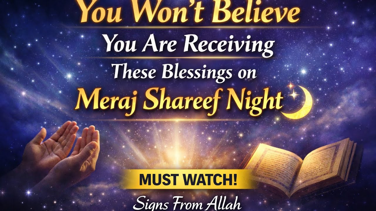 Meraj Shareef Night | Aap Ki Zindagi Mein Aane Wali Blessings #signsfromallah #معراج #tarot #allah 