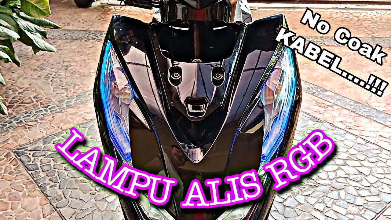 PEMASANGAN LAMPU ALIS RGB Honda Beat K1A 2022