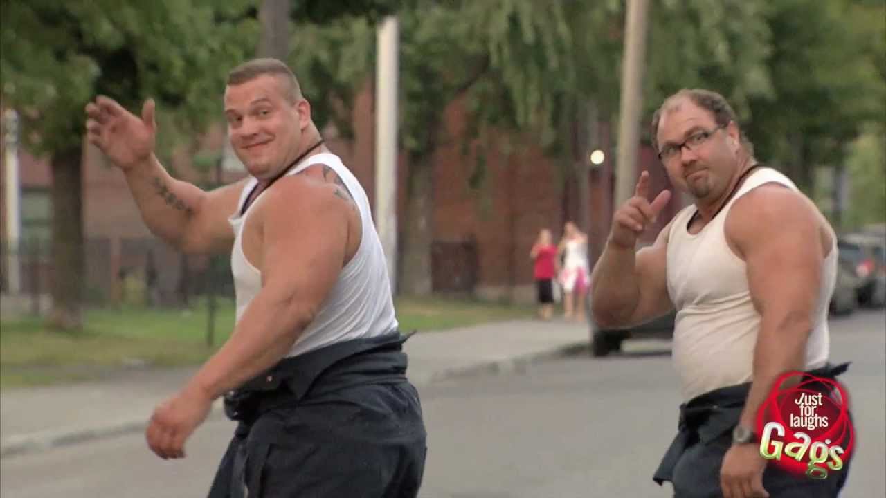 Disabled Man Thrown Over Fence Prank