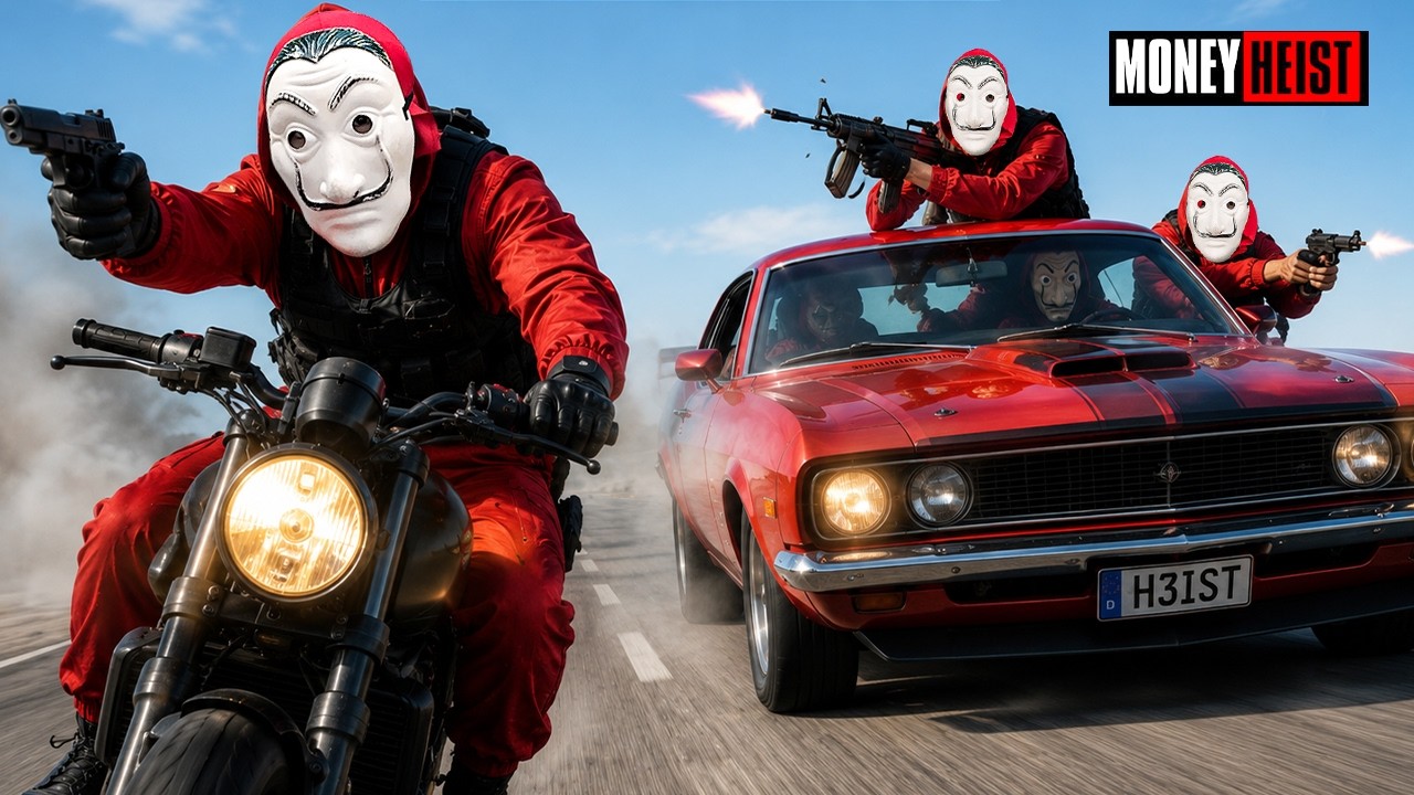 PARKOUR VS MONEY HEIST! 6 | BAD GUYS: No ESCAPE,THE GETAWAY CAR IS UNDER ATTACK!(BELLA CIAO)Epic POV