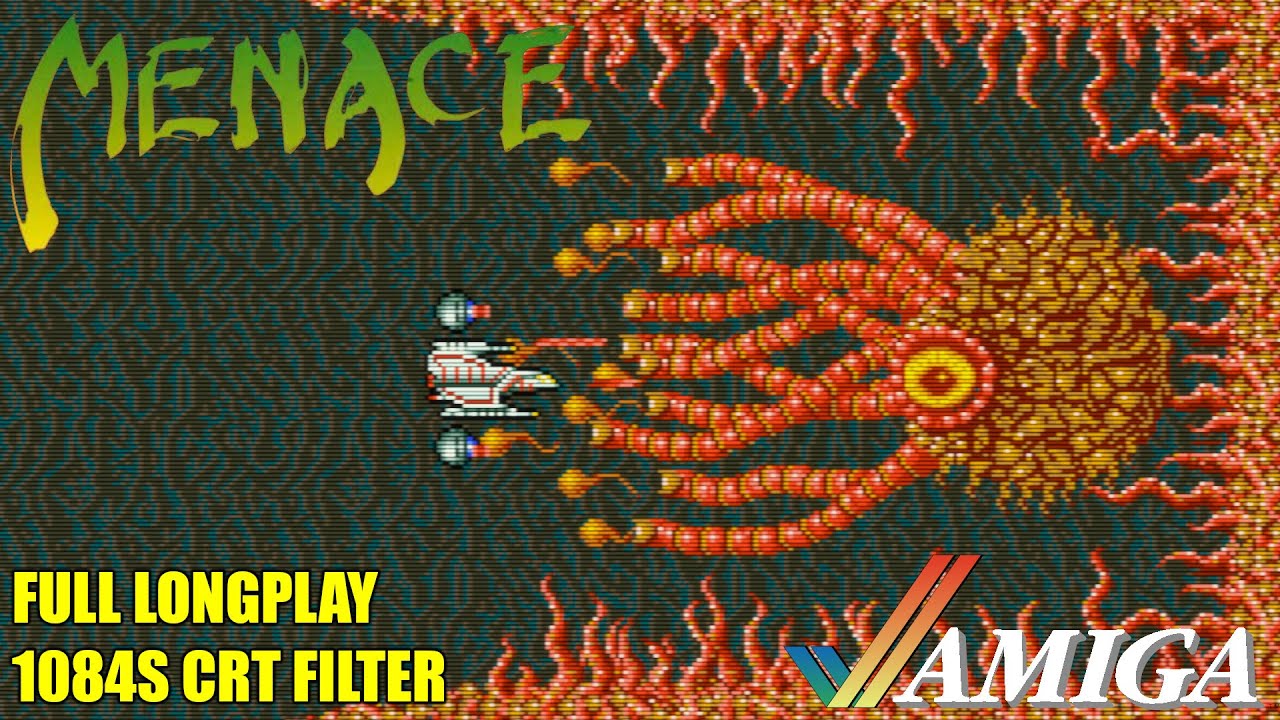 Menace Longplay - Commodore Amiga - 1084S CRT Filter