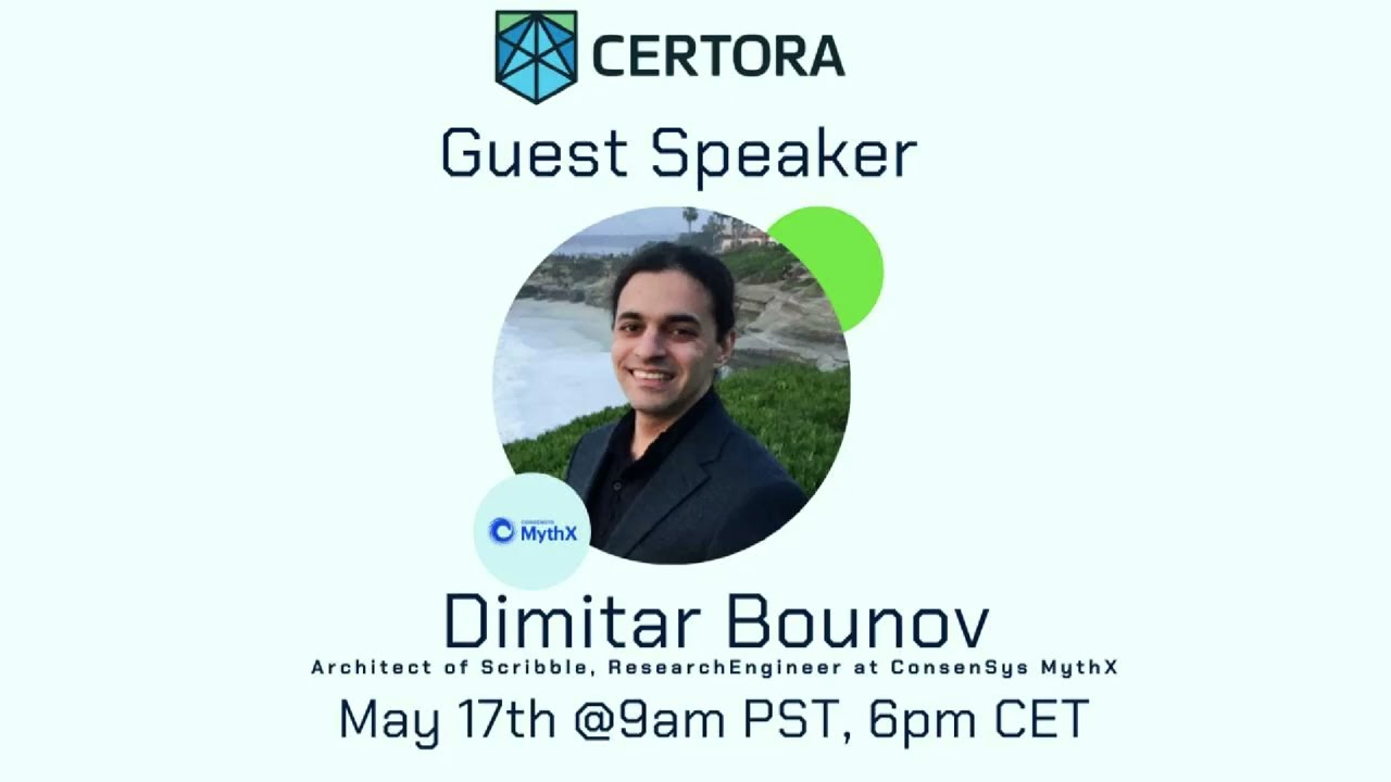 Certora Seminar - Dimitar Bounov
