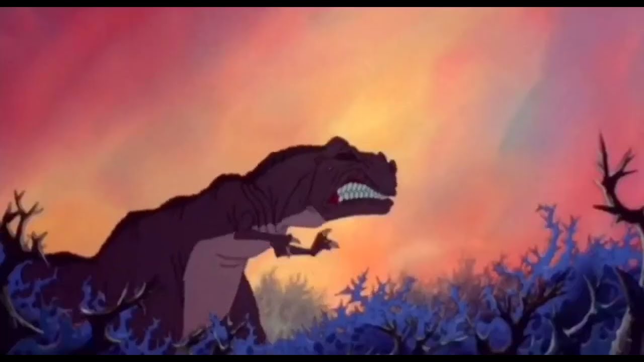 (UPDATED) The Land Before Time: Uncut Sharptooth Attack Recreation