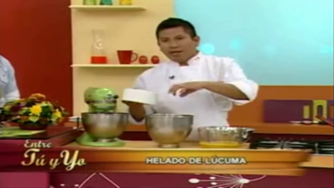 Este verano aprende a preparar helado de lúcuma
