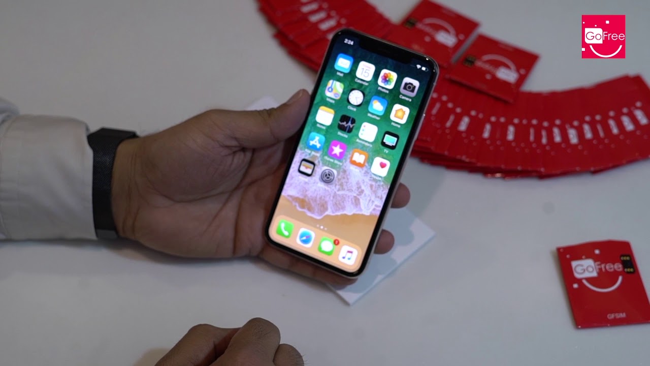 Iphone X Unlock With Gf sim ios 11.2.1. GF SIM 2ND GEN V2