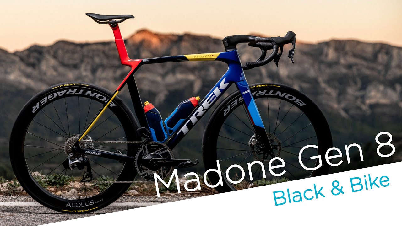 Trek Madone Gen 8 Reveal - Black & Bike