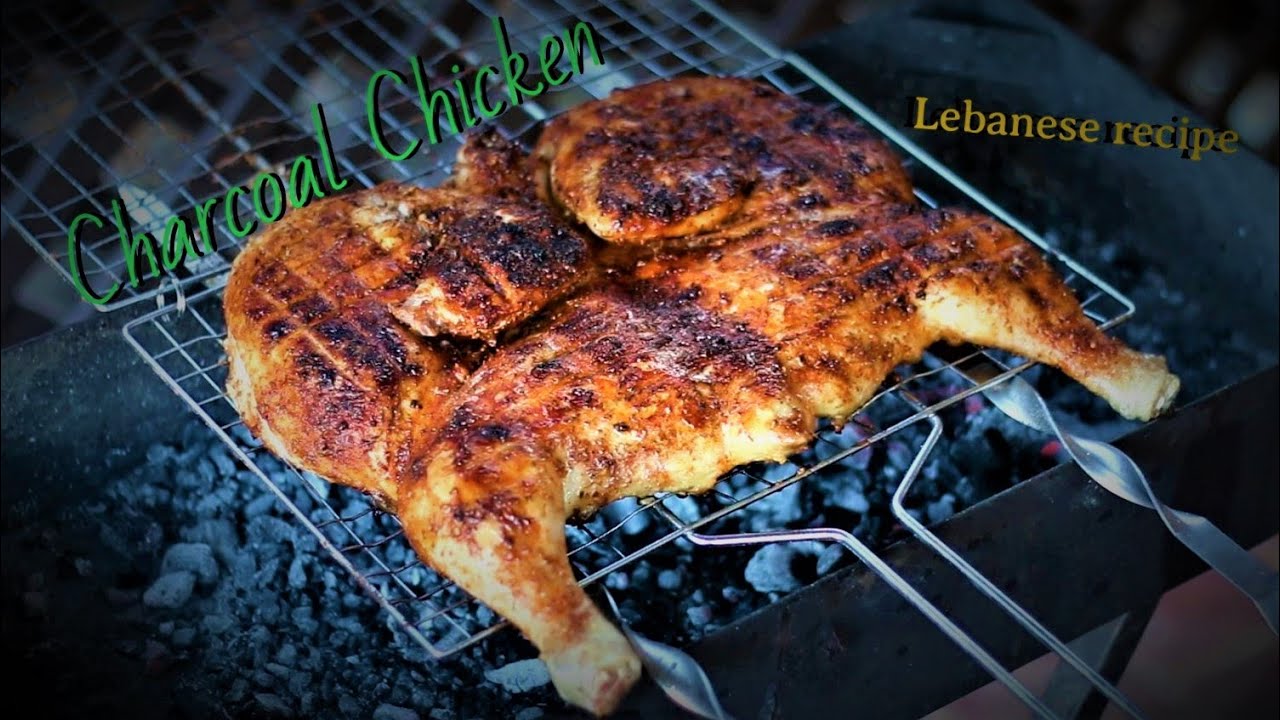 Charcoal Chicken Lebanese Recipe - Farrouj Meshwi