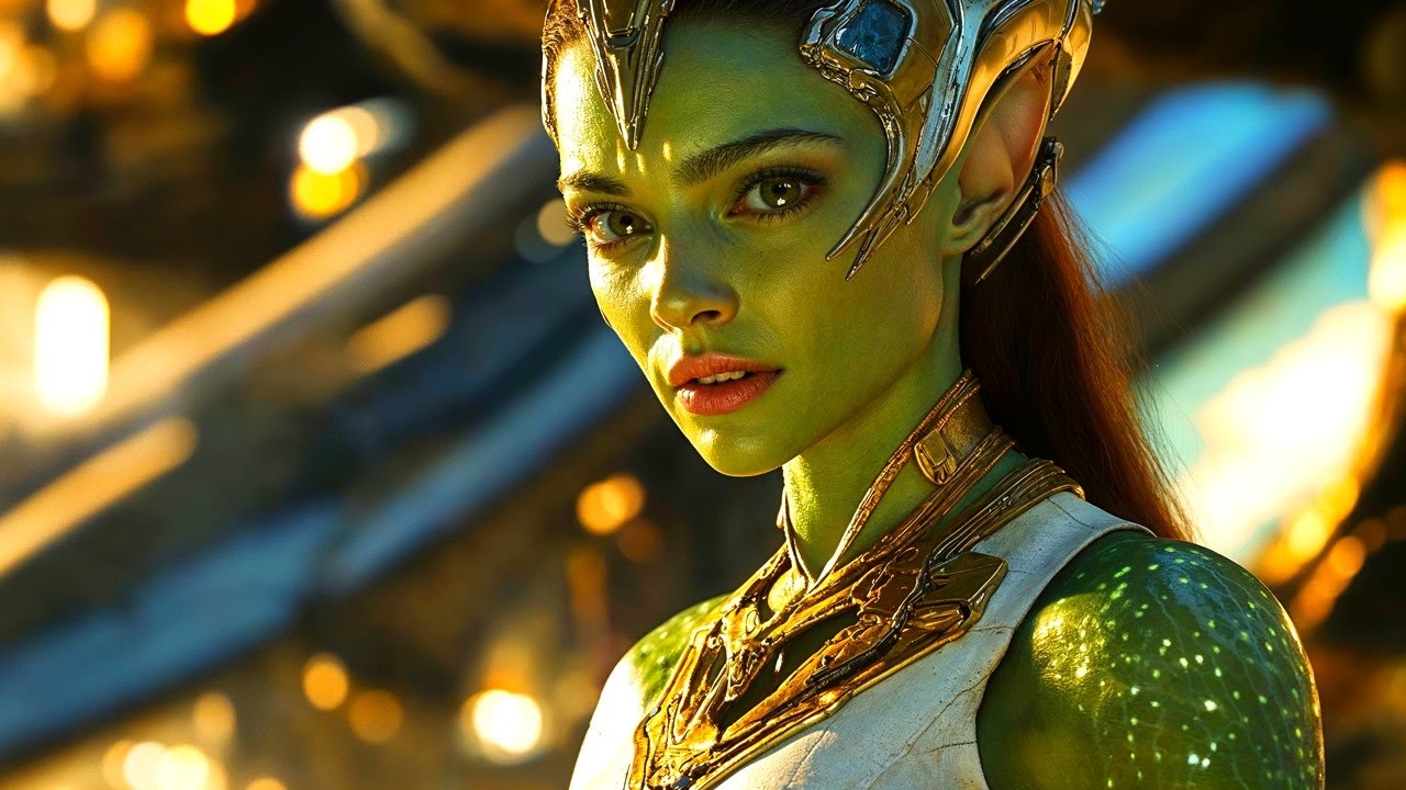 Alien Girl Shocked When The 