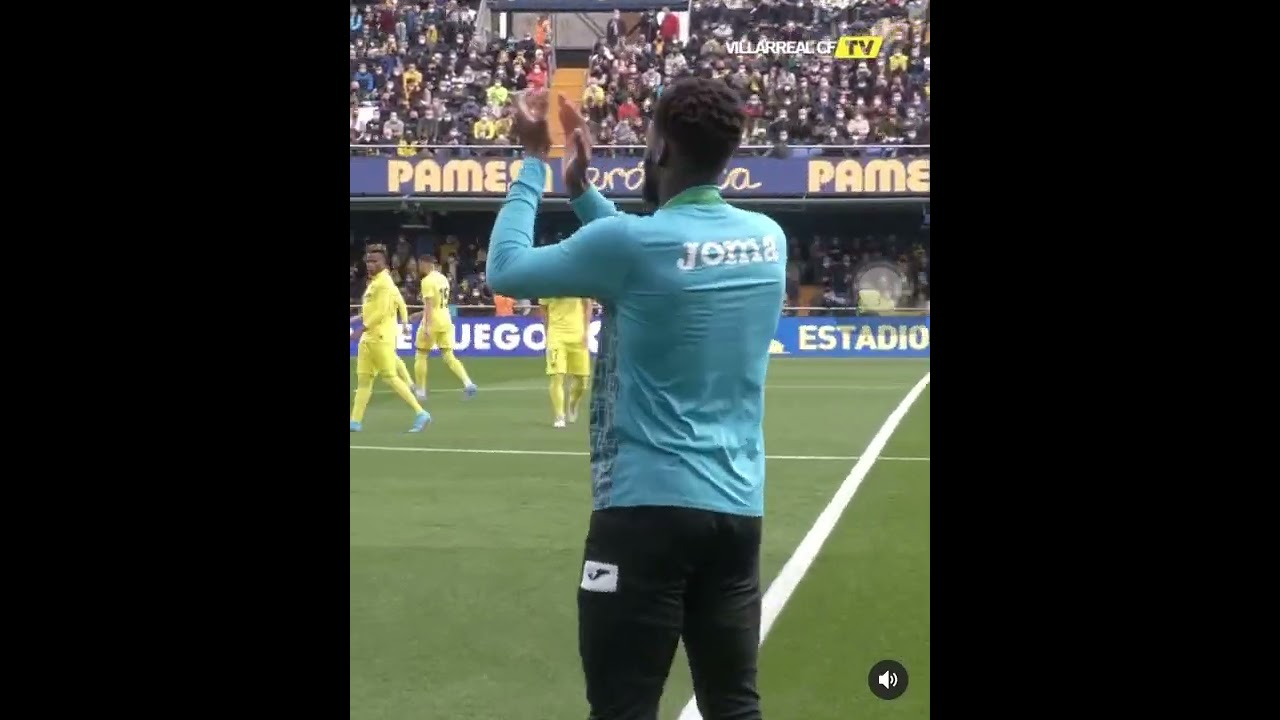 Regardez L&rsquo;accueil de Villarreal pour son champion d&rsquo;Afrique boulaye dia