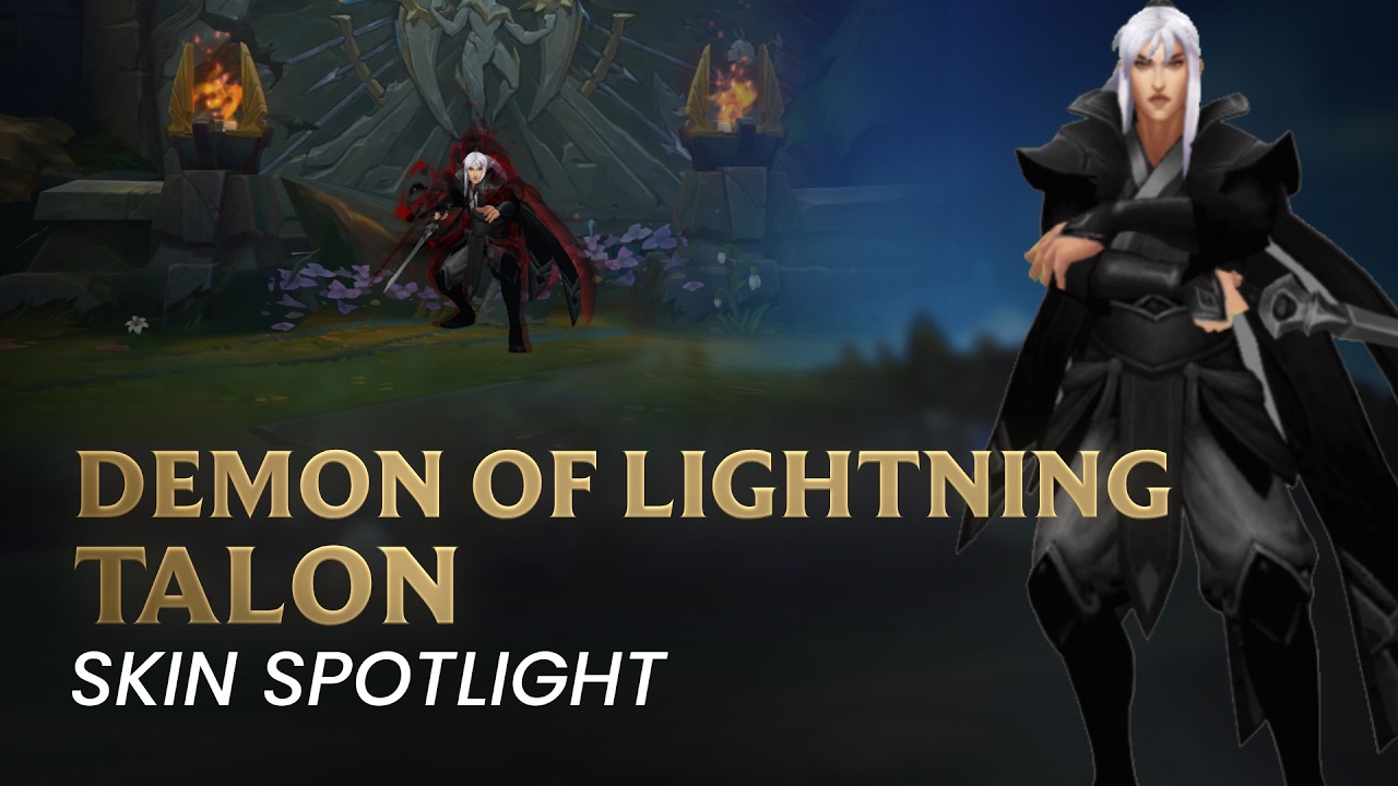 Demon Of Lightning Talon Custom Skin Spotlight - League of Legends