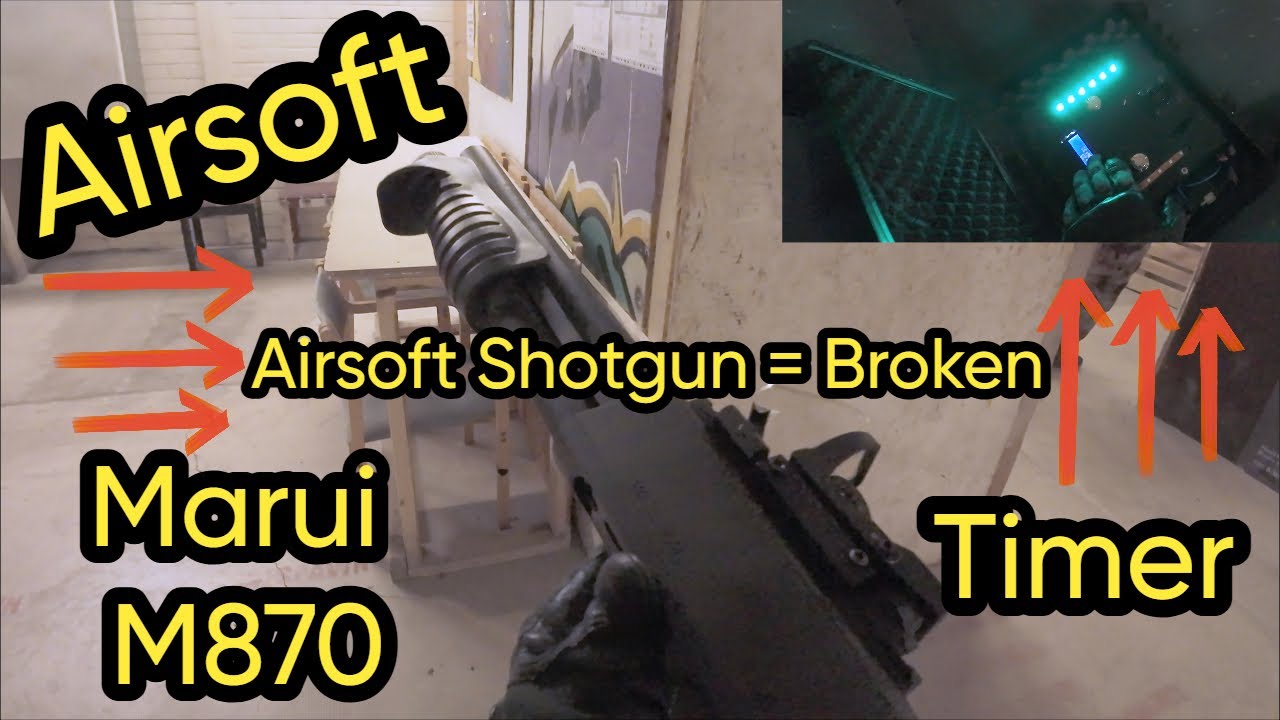 [Airsoft] This Shotgun Shouldn’t Be Legal in Airsoft...  - Marui M870 Breacher & GHK Glock 17 Gen 5