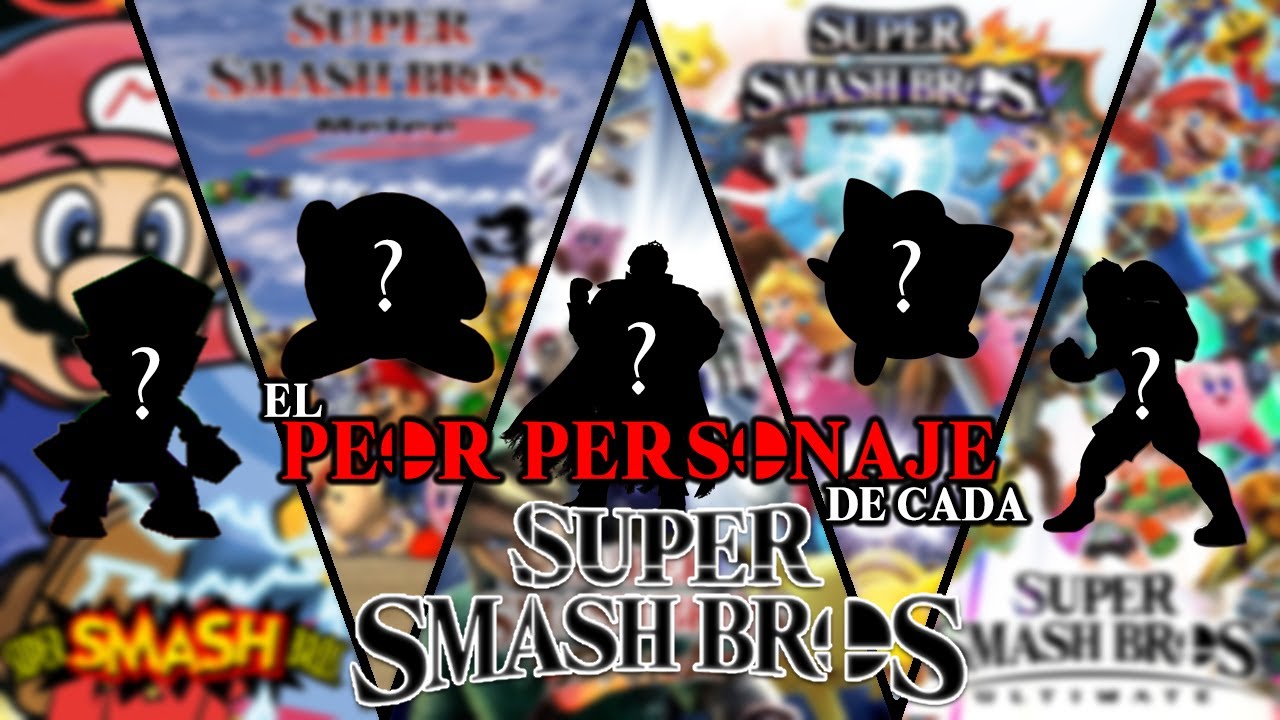 El PEOR PERSONAJE de cada SMASH