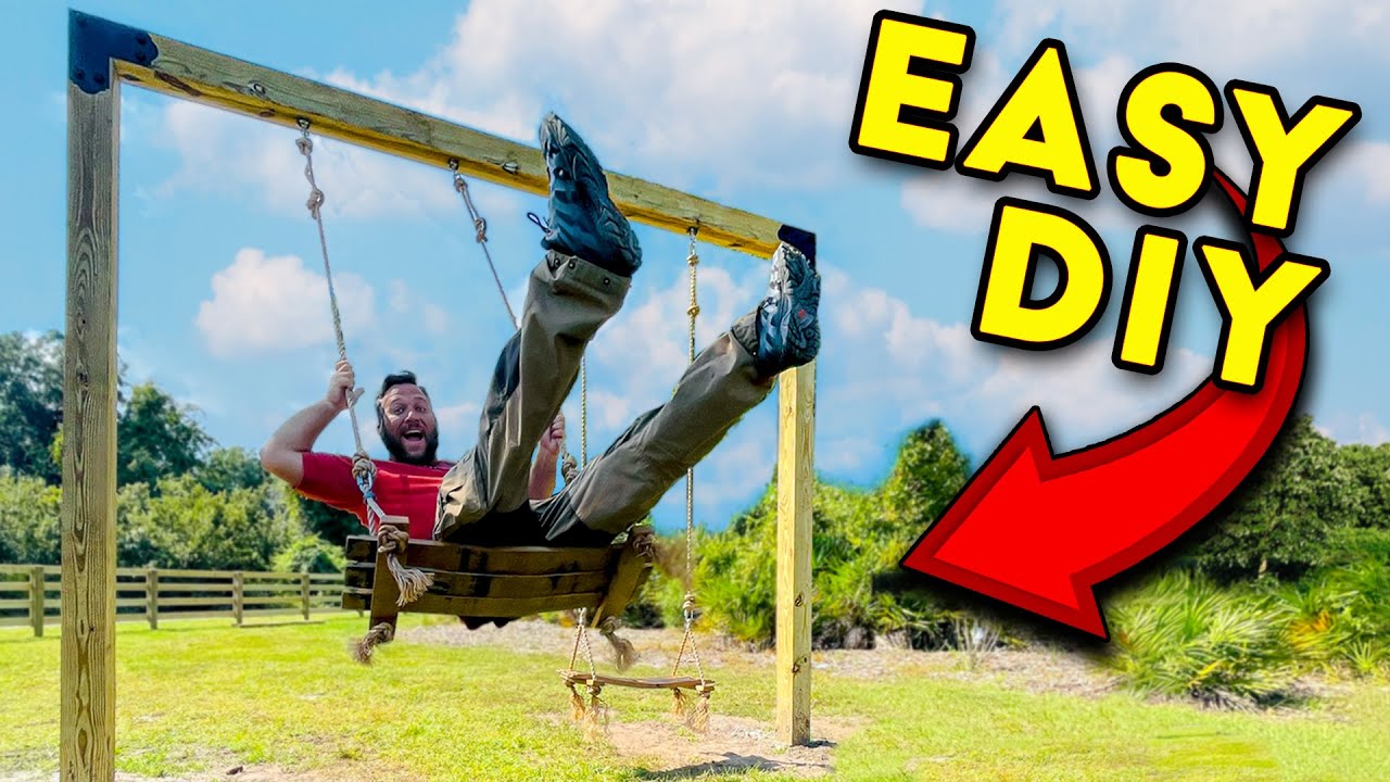 How To Build A Swing Set That Saves Space