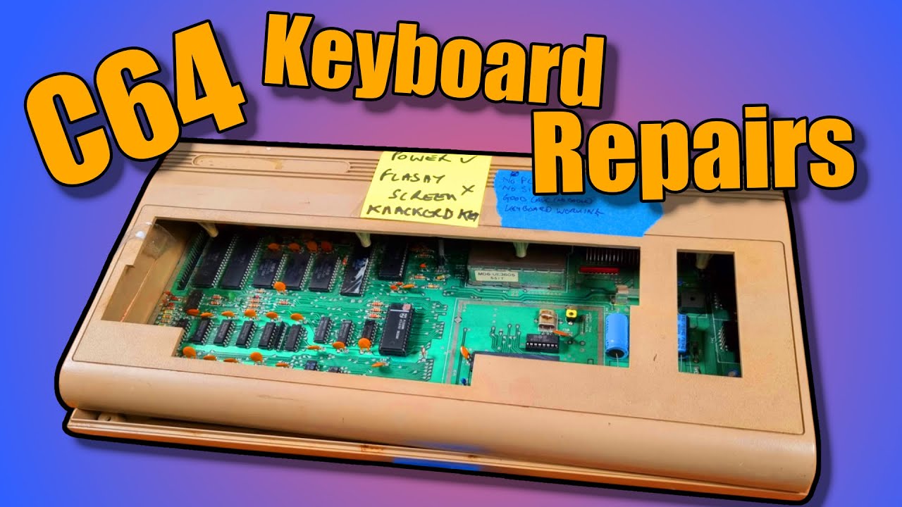 C64 Keyboard Repairs