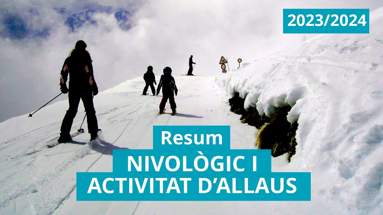 Resum nivològic i d'activitat d'allaus. Temporada 2023-2024