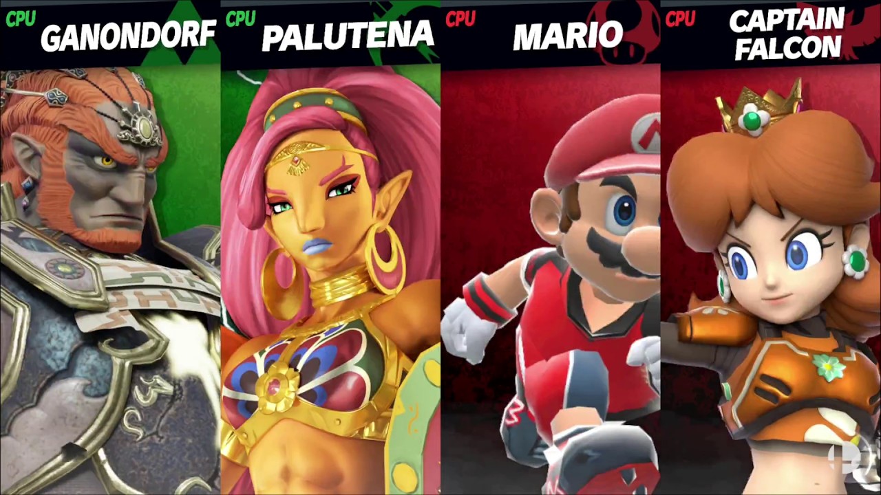TP Ganondorf & Urbosa vs Strikers Mario & Strikers Daisy (CF) [ShadowMario365 SSBU Member Request]