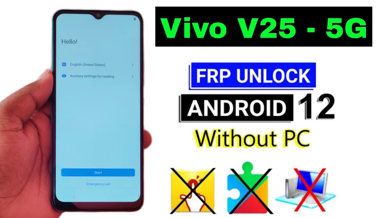 Vivo V25 5G Frp Bypass Android 12 | Vivo V25 (V2202) Gmail Account Lock Remove Without Pc | 100% Ok